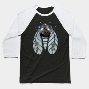 Steampunk Cicada Baseball T-Shirt